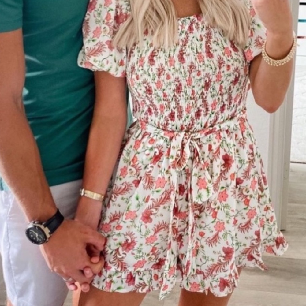 NWT- Blu Spero floral romper